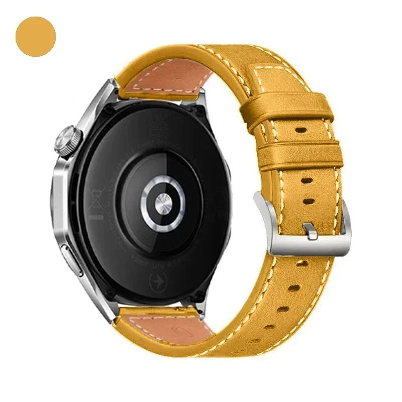 22mm Leather Silicone Strap for Huawei Watch GT6 6Pro GT5 GT4 46mm/Ultimate Replace Bracelet for Xiaomi Watch color 2/S4 S1 Band