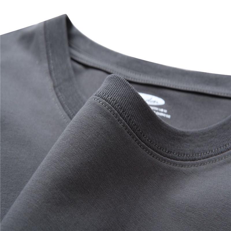 Herrenmode mit kurzen Ärmeln, lässiges T-Shirt, bequemes Baumwoll-T-Shirt