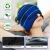 Two Piece Migraine Headache Relief Cap + Eye Mask, Migraine Headache Relief Hot And Cold Drunk Cap Ice Gel Cap 360° Fit