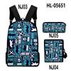 Trendy Popular Tribal patterns 3D Print 3pcs/Set pupil School Bags Laptop Daypack Backpack Inclined shoulder bag Pencil Case