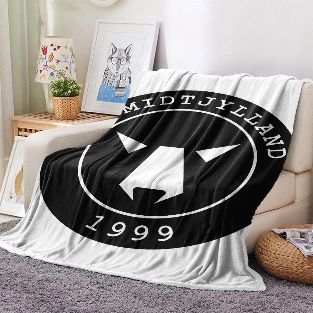 FC Midtjylland FlAannel Blanket, High Quality Comfortable for All Seasons, Home Decor, Warmth and Comfort
