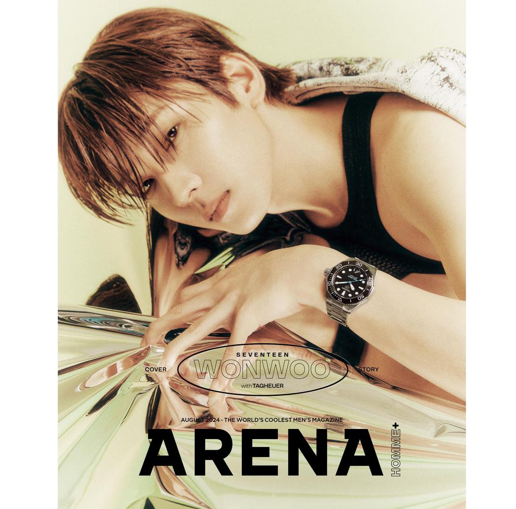 2024.8 ARENA HOMME+ SEVENTEEN WONWOO Cover