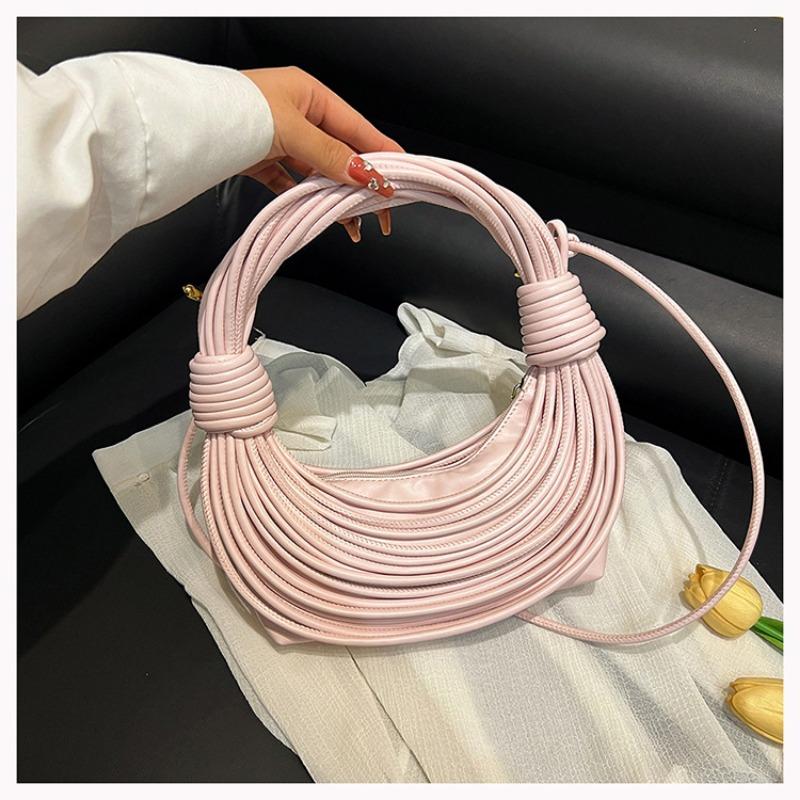 Modische Knotentasche Gewebt Mehrfarbig Beliebte Umhängetasche