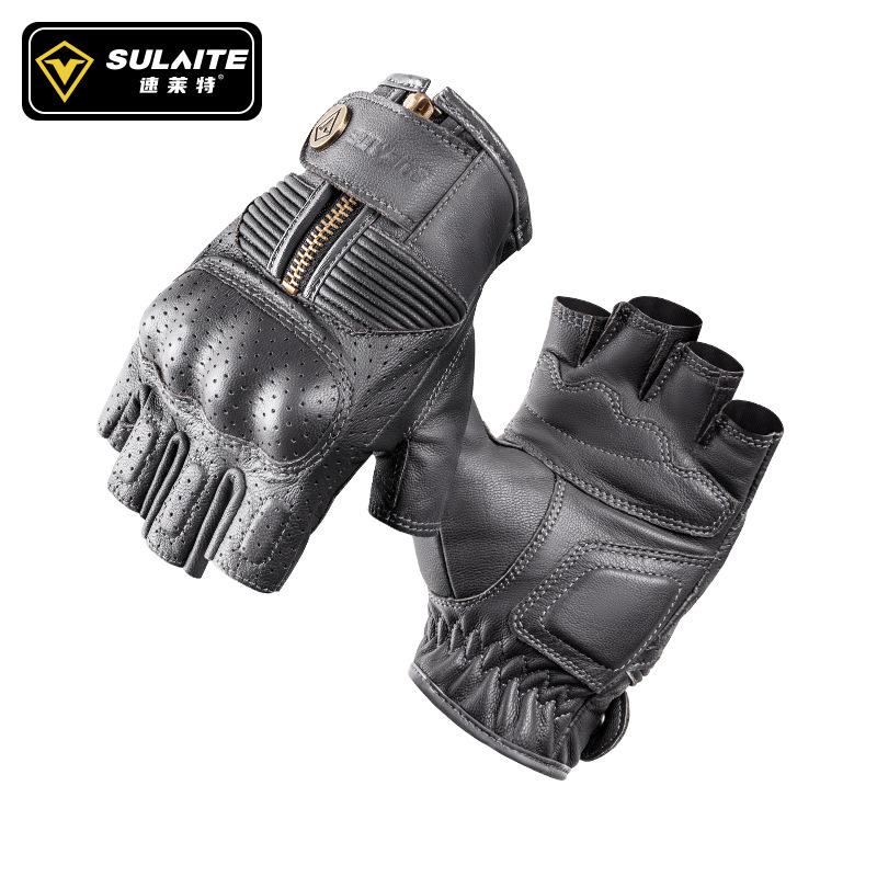 Motorcycle Half Finger Gloves Men Women