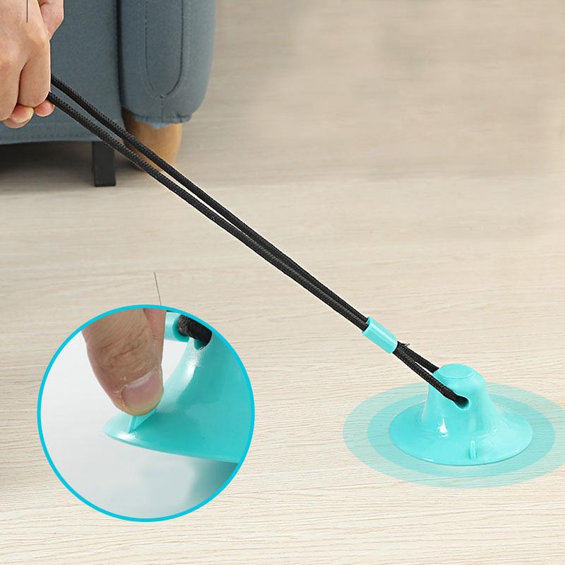 Interactive Suction Cup Dog Toy featuring Sound and Treat Dispensing - Durable Rubber Ball designed for Training and Tug-of-War Fun