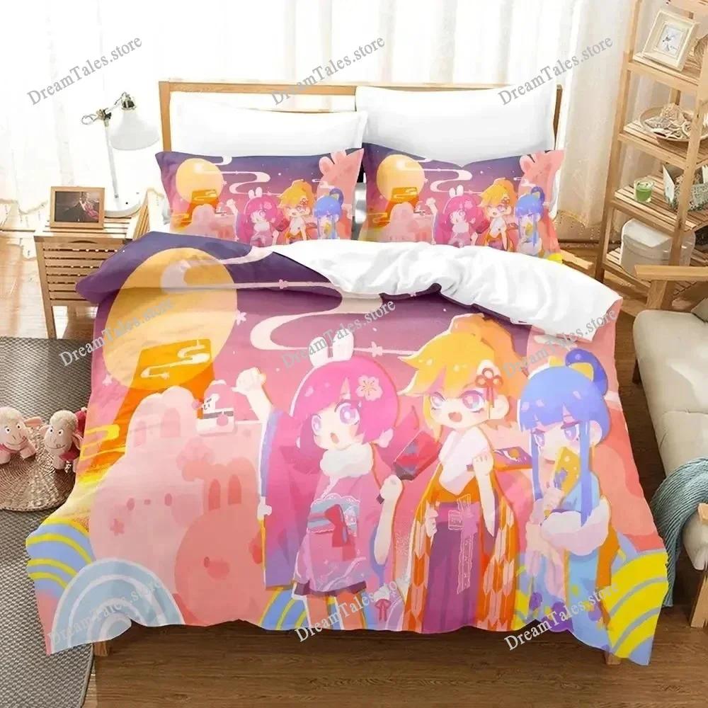 New Muse Dash Game Bedding Set Single Twin Full Queen King Size Bed Set Adult Kid Bedroom Duvet Cover Sets 3D Print Game Anime