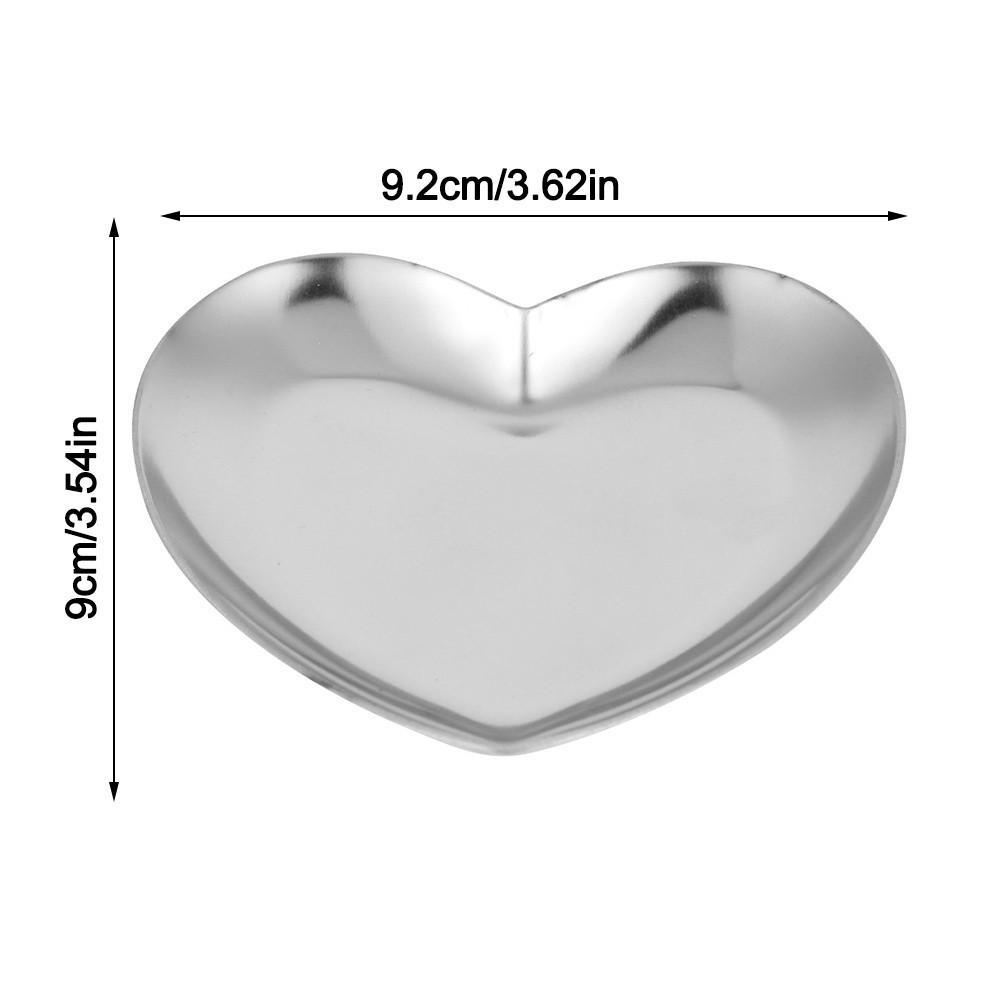 Heart Shaped Manicure Color Mixing Tray Cosmetics Organizer Tray  DIY Pigment Blending
