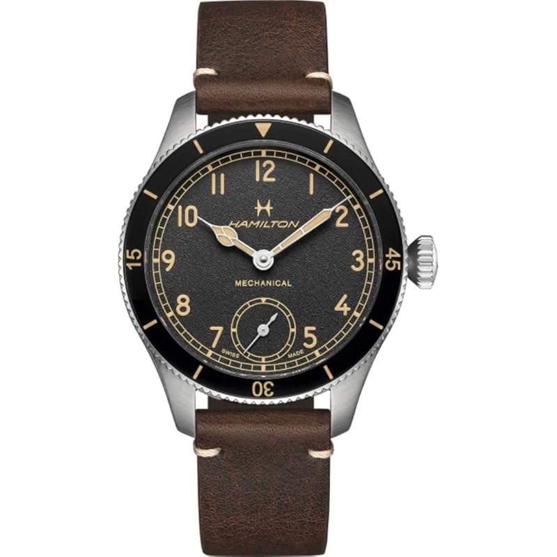 

[Hamilton] HAMILTON watch Regular warranty khaki Aviation pilot pioneer mechanical hand winding H76719530 Men s [Regularly imported product]