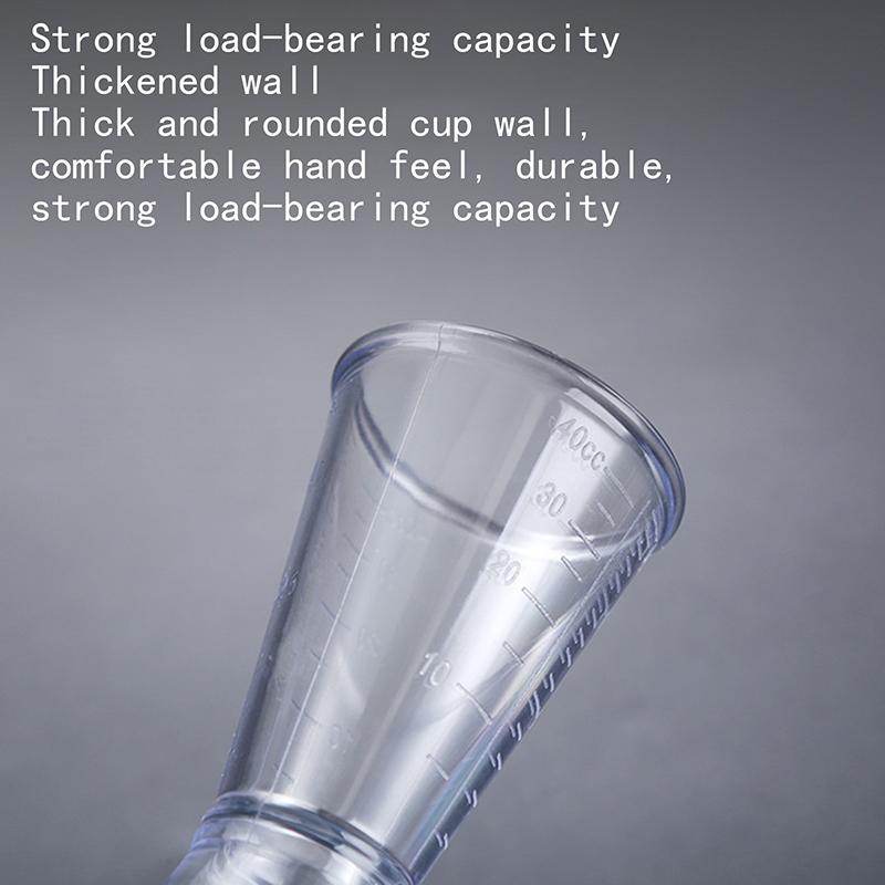 1Pc Cocktail Measure Cup For Home Bar Party Pc Resin Ounce Cup Measuring Cup Measurement Graduated Cup Cocktail Shaker Jigger