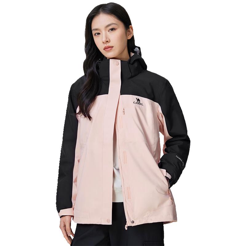 CAMEL Unisex 3-in-1 Waterproof Fleece-Lined Outdoor Jacket