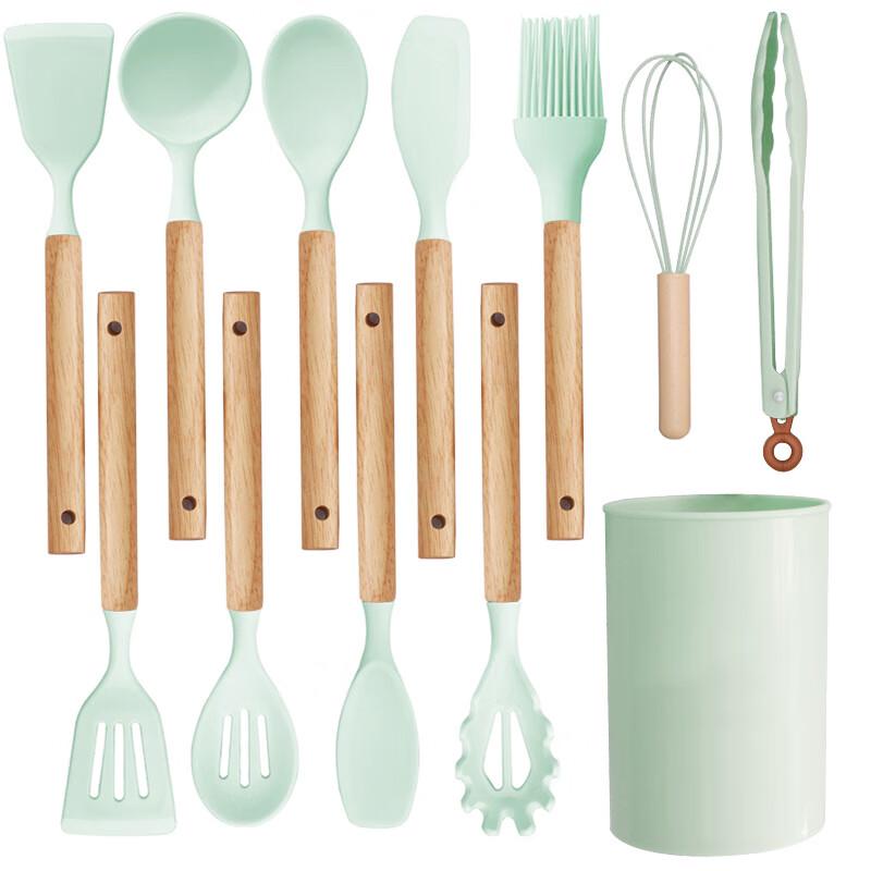 ZISIZ 12-teiliges Silikon-Küchenutensilien-Set (2 Packungen)