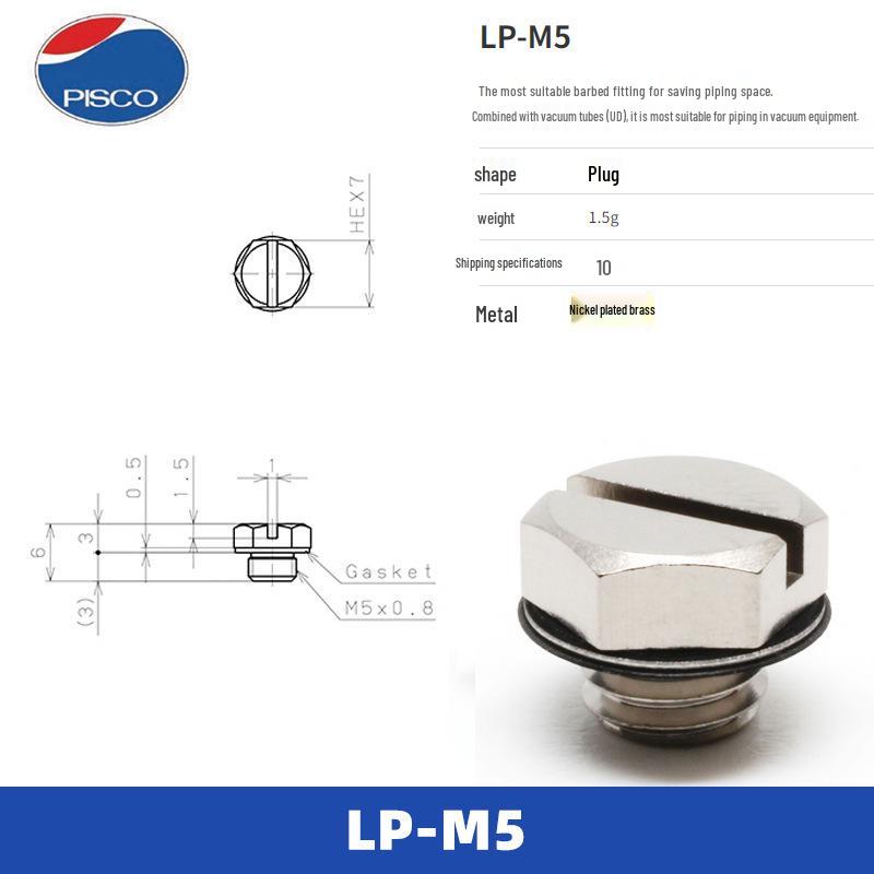Original Japan PISCO Quick Couplings LU, LE, LP, LHN, LB Series Fittings