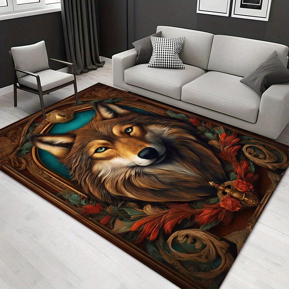 

1pc 2074132777 Pattern Carpet, Area Rug For Living Room Bedroom Room Bed Chair Laundry Entryway Corridor Yard Non-slip Outdoor Camping Rug F 60cm by 90cm
