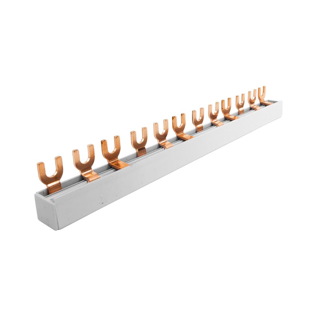 3-Phase 32A 12-Module 12mm2 Comb Busbar Bridge for MCBs