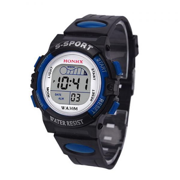 New Women's Square Digital Display Wristwatch Casual Waterproof Sports Wrist Watch