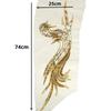 Mode Elegant Groß Pailletten Stickerei Aufnäher 74CM Barock Spitze Stoffe Applikation Bestickte Blumen Aufnäher DIY Basteln