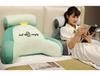 Large Soft Bed Backrest and Headboard Cushion - Ice Beans Pillow for Sleeping and Lounging