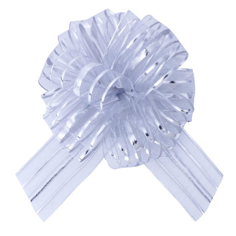 20pcs Car Decor DIY Pull Flower Ribbons Wedding Car Birthday Party Decor Gift Packing Romantic Home  Gauze Drawing
