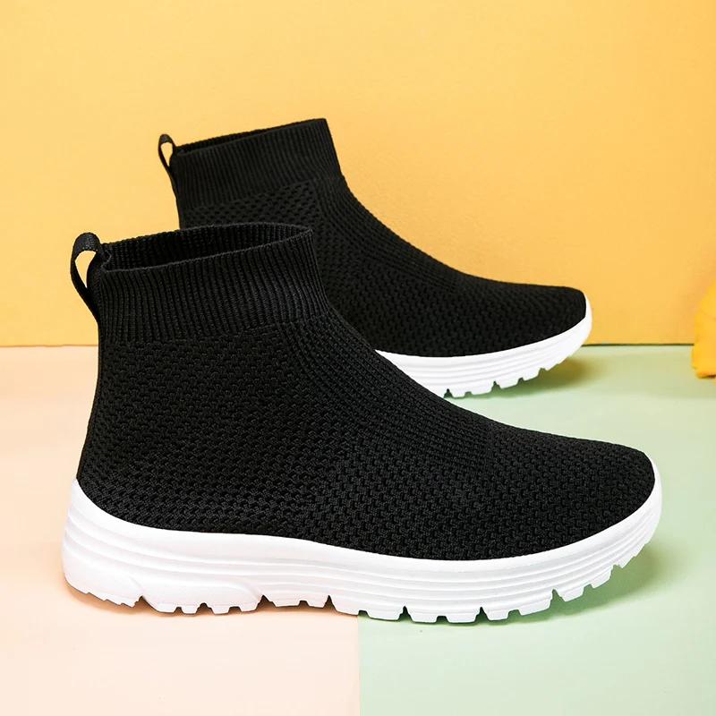 

MAEDEF Men s Shoes Mesh Breathable Mens Casual Sport Shoes Comfortable Men Sneakers Slip on Male Walking Sock Shoe Women s Shoes 36