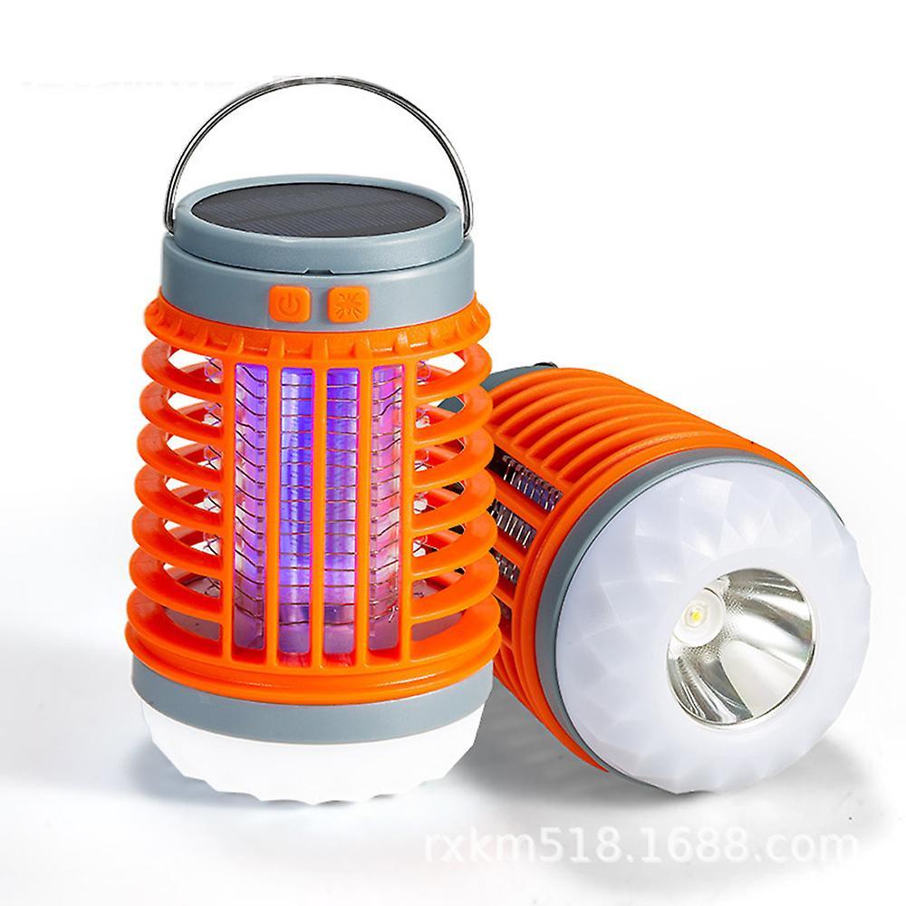 LED Mosquitoes Zappers Lamp with Flashlight Multifunctional Repellent Light for Backyard Camping