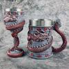 Kreativer Chinesischer Drachen Bierkrug Harz 304 Edelstahl Kaffeetasse Kanne Wasserbecher Große Kapazität Tasse Barzubehör Männergeschenk
