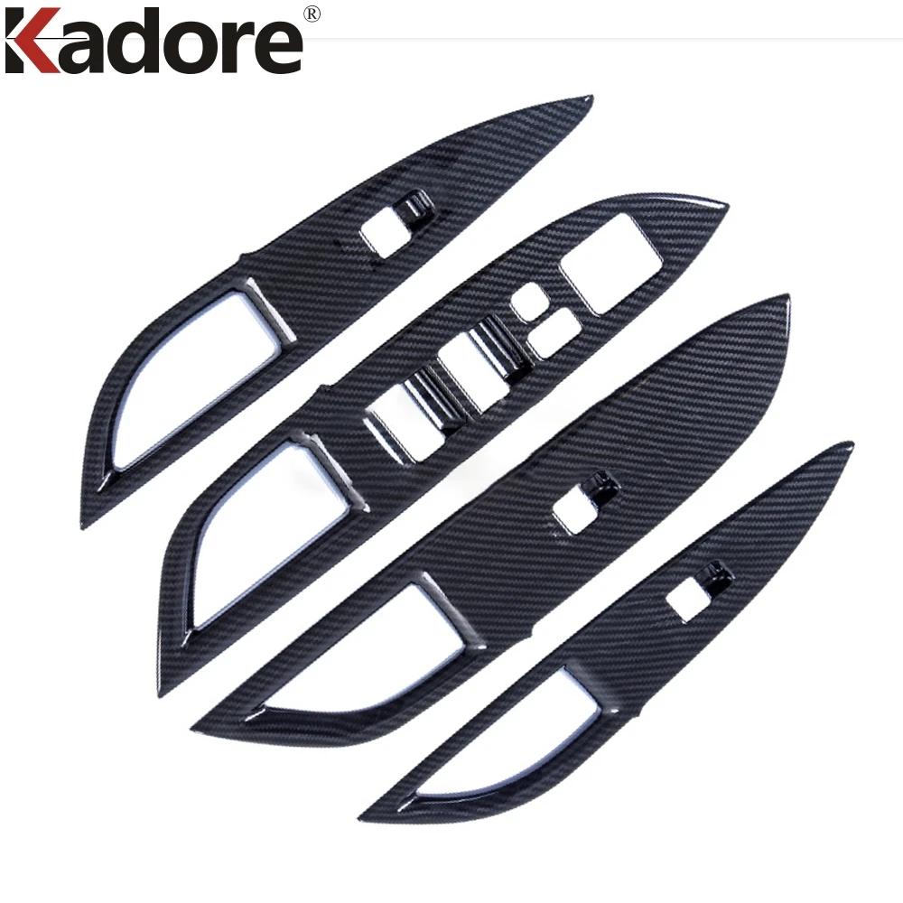 For Mitsubishi Outlander 2013- Matte Car Inner Door Armrest Handle Cover Trim Window Lift Switch Button Panel Accessories