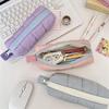 Cute Cotton-Filled Pencil Case Pen Bag Large-Capacity Student Stationery Storage Bag Portable  Girly Cosmetic Bag Gifts