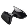 2PCS Carbon Fiber Pattern Mirror Case Black Side Wing Rearview Mirror Cover Trim for Ford Explorer     2024 LHD