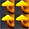 Light Sensor LED Night Light for Adults Kids NightLight Cute Mushroom Night Light Plug in Wall Lamps for Bedroom Bathroom Toilet