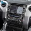 Real Carbon Fiber Sticker For Toyota Tundra 2014 2015 2016 2017 2018 2019 2020 2021 Car Navigation Screen Panel Accessories