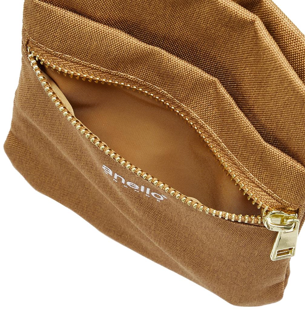 Mini Shoulder Bag Crossbody Water Repellent GL GTM0422 Orange Beige [Anello Grande]