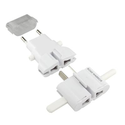 ROAD WARRIOR Weltweit kompatibler Konvertierungsstecker Überseekompatible Steckdose Gocon Weiß Multi-Power (Alpha) (RW101WH)
