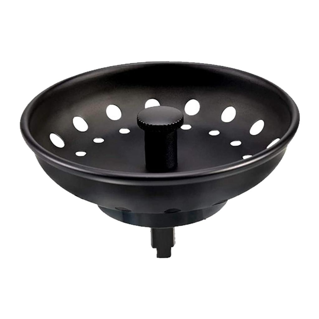 Kitchen Sink Plug Stopper Sink Strainer with Knob Waste Plug Sink Basket Strainer for Standard 3-1/2 inch Drain