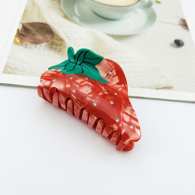 Fashion Hair Clip Lovely Fruit Claw Clip PonytailHolder Women Hair Accessories