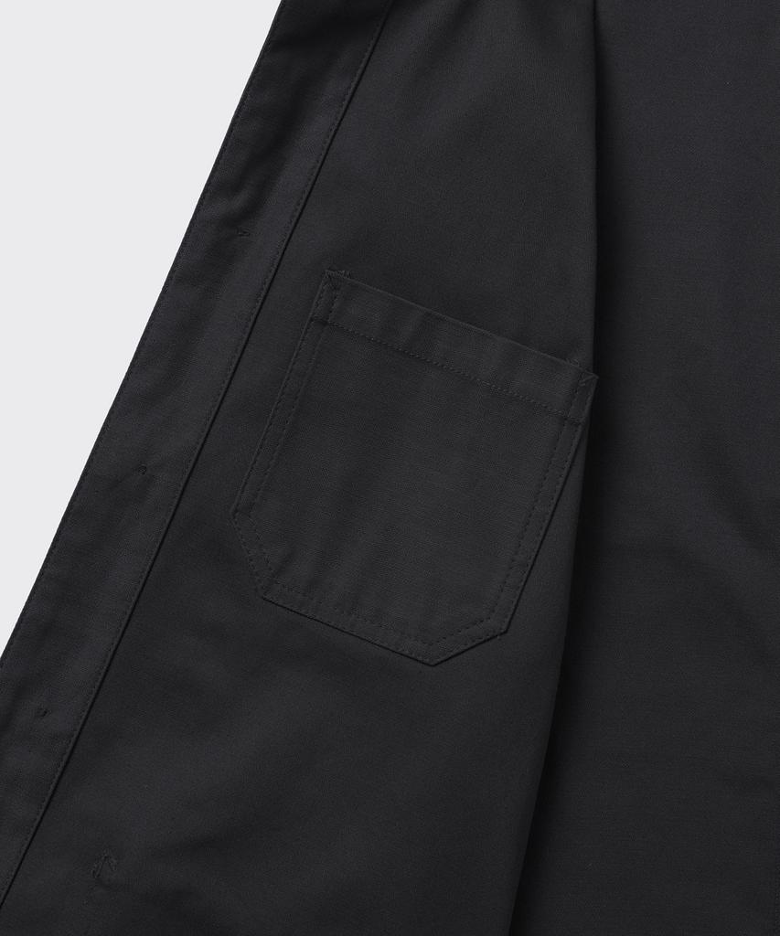 Musinsa Standard Back Satin Chore Jacket [Dark Grey]