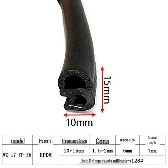 U-shaped Waterproof Rubber Cabinet Sealing Strip