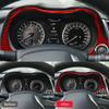 Bright Red Carbon Fiber Car Driver Dashboard Edge Sticker For Infiniti Q50 14-20