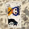 Custom Name Night Cat Stylish printed beach towel,a quick-drying, absorbent mat suitable for the beach, pool, gym, and travel fans gift