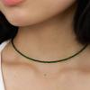 geegee green spinel necklace