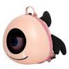LED Backpack Eye Backpack DIY APP Control for Outdoor Riding Hiking Travel Cute Lightweight for Girls and Kids Yellow