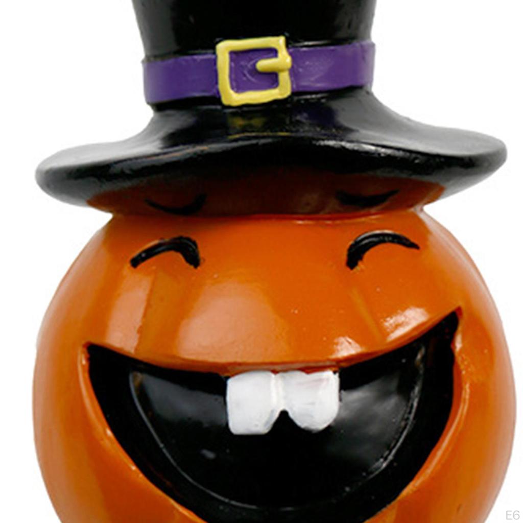 Halloween Kürbis Dekoration Dekorative Statue Harz Tisch Mittelstück Ornament Tischplatte für Zuhause