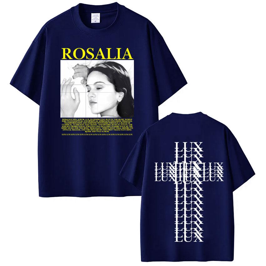 

Singer Rosalía LUX Album Tour Print Tshirt Men Women Fashion Cotton Tshirts Oversized Hiphop Aesthetic High Quality T Shirts S