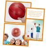 KOMBIUDA 1 Set Mini-Basketball, Standard-Basketball, Mini-Gummi-Basketball, Pool-Basketball, Sportspiel-Basketball, Sportball für Kinder