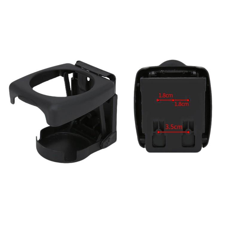 

Foldable Cup Holder Black One Size чорний
