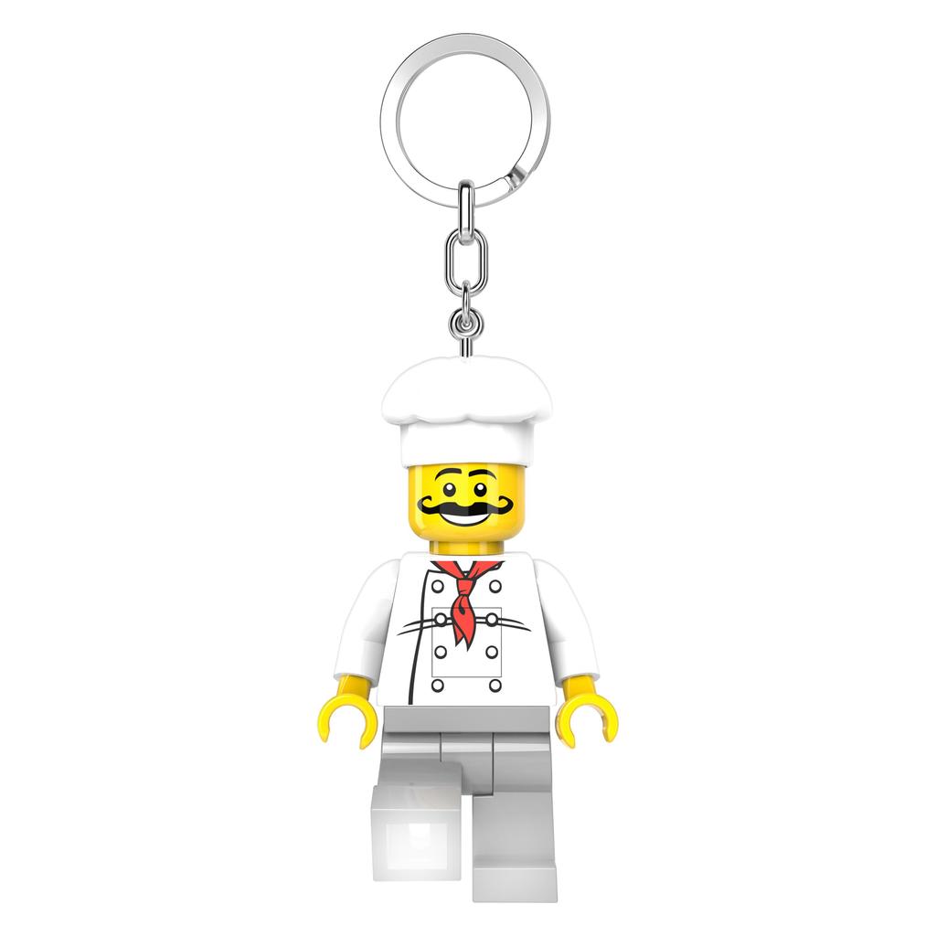 IQ Iconic Chef Key Light Keychain LED Keychain Light Block Toy Doll Movable Mini Figure