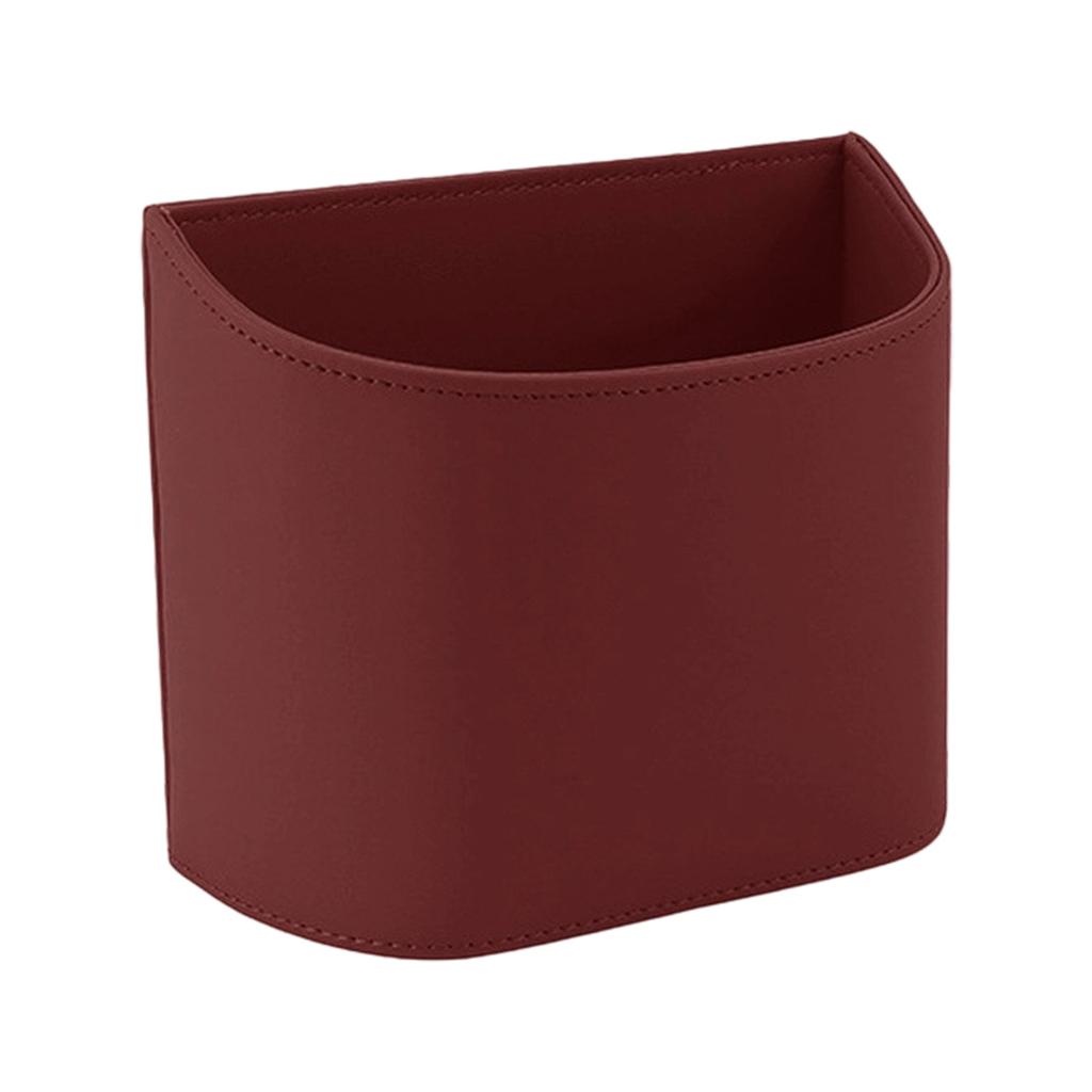 Multipurpose Vehicle Trash Can For Door Seat Leather Construction Spill Resistant Design Bin Easy Wipe Clean Surfaces