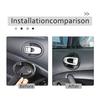 Carbon Fiber ABS Inner Door Bowl Cover Trim For Mitsubishi Eclipse 2006-2011 US