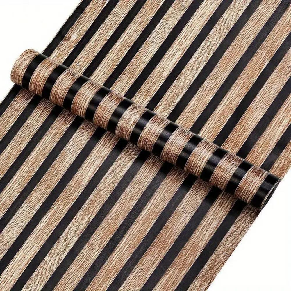 Perfect for DIY Projects Transform Your For Walls Using Our Waterproof PVC Imitation Wood Grain Size 45CM by 5M