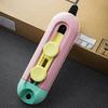 Magnetic Mini Box Cutter Paper Cutter Portable Folding Knife Pocket Knife Replaceable Blade Opening Envelope Carton