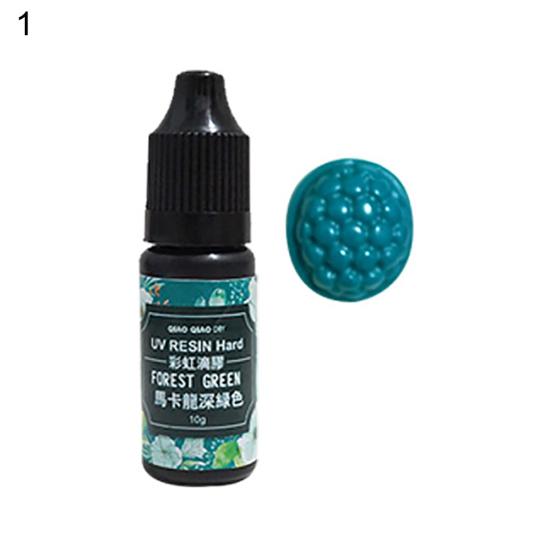 УФ Смола Клей Ультрафіолетового Затвердіння Барвник Пігмент DIY Ювелірні Вироби Ремесло Декорація